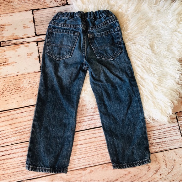 The Children’s Place Dark Wash Straight Jeans - 3T - Picture 2 of 4